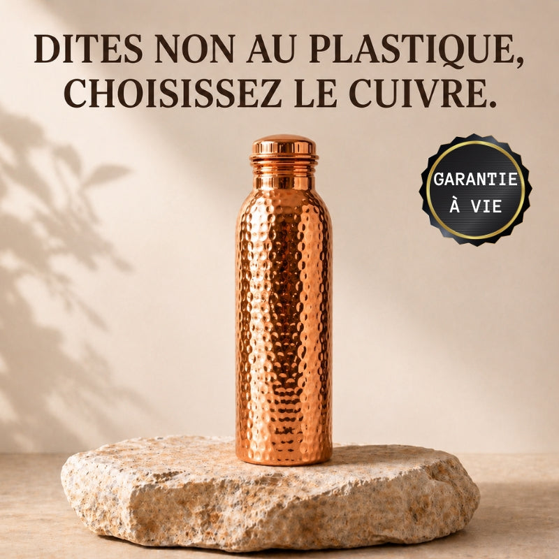 Gourde en Cuivre – MyTamra™ | L’Eau Purifiée Naturellement, Sans Plastique
